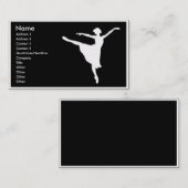 ballerina Visitenkarte (Vorne/Hinten)