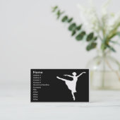 ballerina Visitenkarte (Stehend Vorderseite)