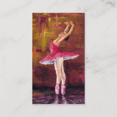 BALLERINA-VISITENKARTEN VISITENKARTE (Rückseite)