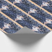 Ballerina Waltz vom Schneeflocken Ballett Winter Geschenkpapier (Ecke)