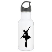 ***BALLERINA-WASSERFLASCHE*** EDELSTAHLFLASCHE (Vorderseite)