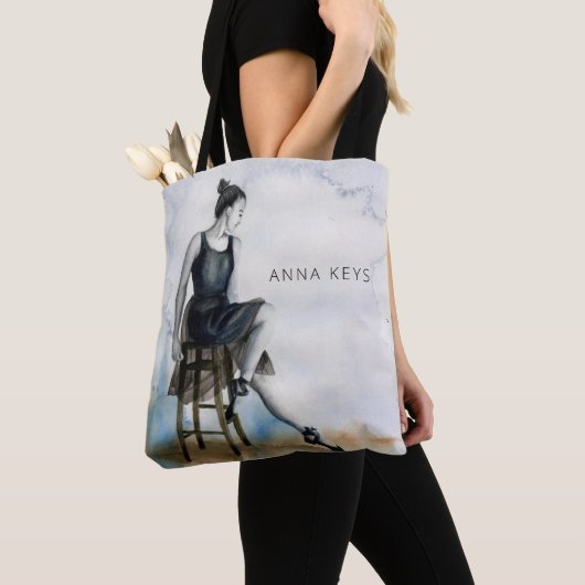 Ballerina Watercolor Dancer Tasche (Von Nahem)