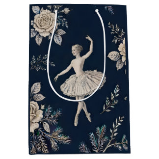 Ballerina-Weihnachtstoile - Mitternachtsblau Mittlere Geschenktüte