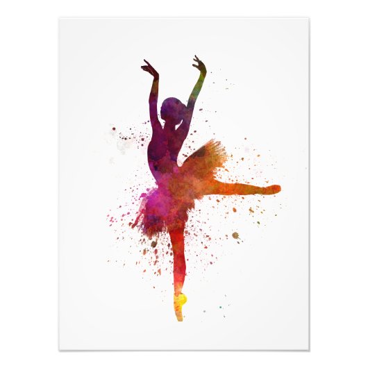 Ballerina Woman Ballett dancing dancer Fotodruck (Vorne)