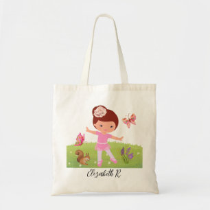 Ballerina Woodland Friends Squirrel Butterfly Tragetasche
