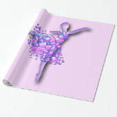Ballerina Wrapping Paper Ballett Tänzerin Frau Geschenkpapier (Ungerollt)
