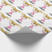 Ballerina Wrapping Paper Geschenkpapier (Ecke)