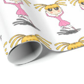 Ballerina Wrapping Paper Geschenkpapier (Rolleneckpunkt)