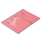 Ballerinaballetttänzer Notizblock (Linke Seite)