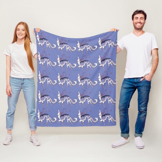 Ballerinaborzoi-Fleece-Decke Fleecedecke (Beispiel)