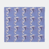 Ballerinaborzoi-Fleece-Decke Fleecedecke (Vorderseite (Horizontal))