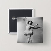Ballerinaen pointe B&W Button (Vorne & Hinten)