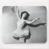 Ballerinaen pointe B&W Mousepad (Vorne)