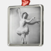 Ballerinaen pointe B&W Ornament Aus Metall (Links)