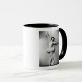 Ballerinaen pointe B&W Tasse (VorderseiteRechts)