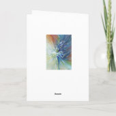 Ballerinagrußkarte Karte (Rückseite)