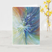 Ballerinagrußkarte Karte (Gelbe Blume)