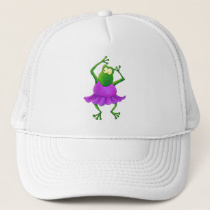 Ballerinalila Tutu-Tanzen-Frosch Truckerkappe