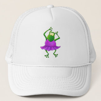 Ballerinalila Tutu-Tanzen-Frosch Truckerkappe
