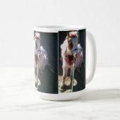Ballerinaminiaturtrick-Pferdkirsche Kaffeetasse (VorderseiteRechts)