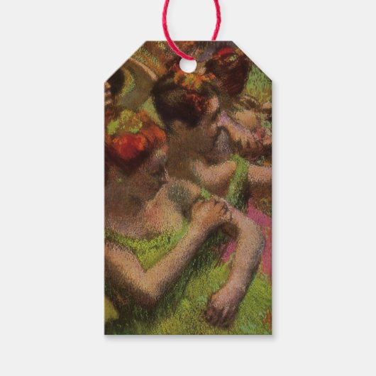 Ballerinas Adjusting Their Dresses (Edgar Degas) Geschenkanhänger (Vorderseite)