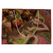 Ballerinas Adjusting Their Dresses (Edgar Degas) Große Geschenktüte (Rückseite)