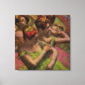 Ballerinas Adjusting Their Dresses (Edgar Degas) Leinwanddruck (Vorderseite)