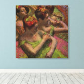 Ballerinas Adjusting Their Dresses (Edgar Degas) Leinwanddruck (Insitu (Holzboden))