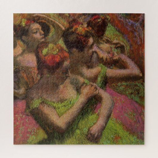 Ballerinas Adjusting Their Dresses (Edgar Degas) Puzzle (Vertikal)