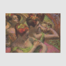 Ballerinas Adjusting Their Dresses (Edgar Degas) Seidenpapier