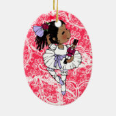 Ballerinas American Girls Adorable Keramikornament (Hinten)
