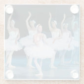 Ballerinas Ballet Dancer Dance Erwägungsgrund Tänz Glasuntersetzer (Rückseite)