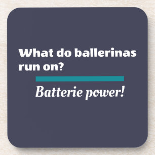 Ballerinas Ballett Tanzscherz Getränkeuntersetzer