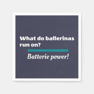 Ballerinas Ballett Tanzscherz Serviette