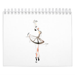 Ballerinas Dancers Zeichentrickkalender Kalender