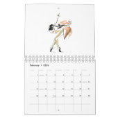 Ballerinas Dancers Zeichentrickkalender Kalender (Feb 2026)