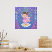 Ballerina's Dream Fantasy Illustration Poster (Küche)