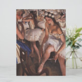 Ballerinas im Dressing Room Karte (Stehend Vorderseite)