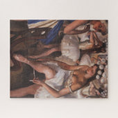 Ballerinas im Dressing Room (von Serebriakova) Puzzle (Horizontal)