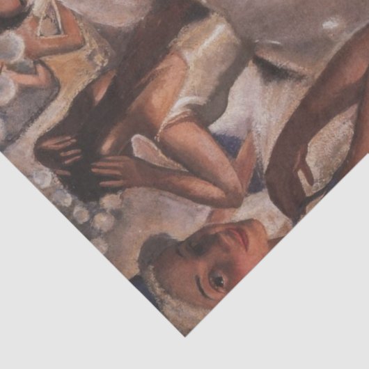 Ballerinas im Dressing Room (von Serebriakova) Seidenpapier (Detail)