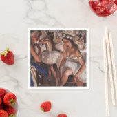 Ballerinas im Dressing Room (von Serebriakova) Serviette (Beispiel)