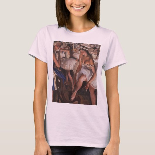 Ballerinas im Dressing Room (von Serebriakova) T-Shirt (Vorderseite)