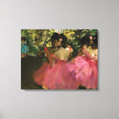 Ballerinas in Rosa von Edgar Degas Leinwanddruck (Vorderseite)