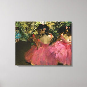 Ballerinas in Rosa von Edgar Degas Leinwanddruck