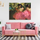 Ballerinas in Rosa von Edgar Degas Leinwanddruck (Insitu (Wohnzimmer))