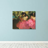 Ballerinas in Rosa von Edgar Degas Leinwanddruck (Insitu (Holzboden))