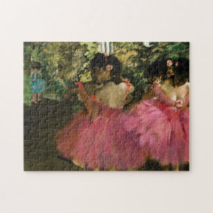 Ballerinas in Rosa von Edgar Degas Puzzle