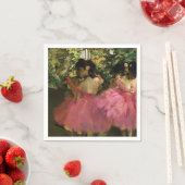 Ballerinas in Rosa von Edgar Degas Serviette (Beispiel)