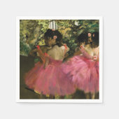 Ballerinas in Rosa von Edgar Degas Serviette (Vorderseite)