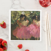 Ballerinas in Rosa von Edgar Degas Serviette (Beispiel)